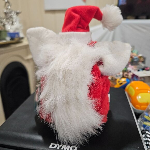 Vintage Furby Santa Hat 1999 Interactive Toy Plush Red White Holiday not working - Picture 3 of 5